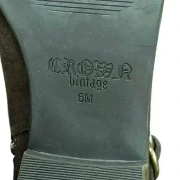 CROWN VINTAGE BLAZE BRIWN SUEDE KNEE HIGH RIDING BOOTS SIZE 6 - Picture 13 of 14
